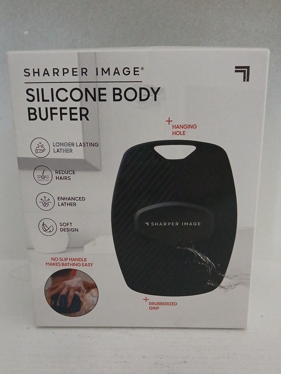 Sharper Image Other - Sharper Image Black Silicone Body Buffer with No-Slip Grip